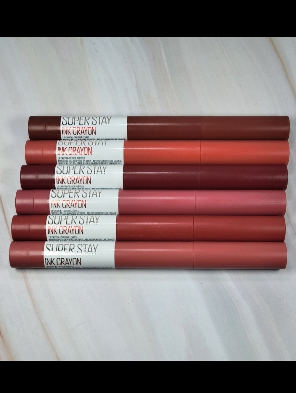 Maybelline 6 Piece Super Stay Ink Crayon Lipstick Bundle NEW! - Picture 3 of 8
